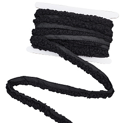 Черный Шерсть вышивка шитьё отделка, с картонной карточкой, чёрные, 25~27 мм