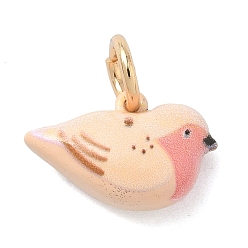 Птица Аэрозольная краска 304 подвески из нержавеющей стали, с целью перехода в кольце, птица, 10x14x6 мм, отверстие : 4 мм