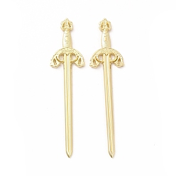 Золотой Кабошоны из сплава для покрытия стойки, без кадмия, без никеля и без свинца, меч, золотые, 85.5x20x4 мм