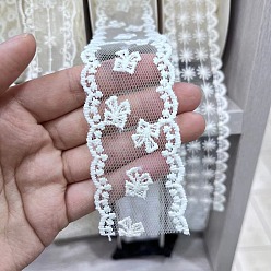 Bowknot Кружевная отделка с вышивкой из полиэстера, аксессуары для одежды, белье, бантом, 1-1/2 дюйм (38 мм), 29 ярдов