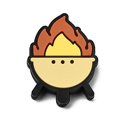 Другие Силиконовые бусины на тему Дня благодарения, фокусные бусы, красочный, печь, 31x23.5x7 мм, отверстие : 3 мм