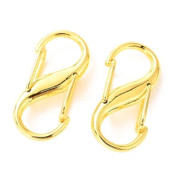 Золотой Сумки из цинкового сплава регулируемые застежки аксессуары, сумки пряжка, золотые, 2.75x1.3x0.7 см