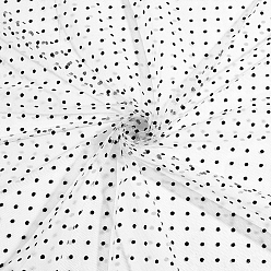 Noir 2 mètres de tissu à pois en fibre de nylon, pour accessoires de vêtement, noir, 1650x0.3mm