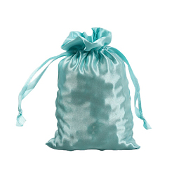 Светлый Морско-зеленый Парча удачи фортуна кулиска подарок благословение сумки, мешочки для хранения ювелирных изделий для упаковки конфет на свадьбу, прямоугольные, светло-зеленый, 15x10 см