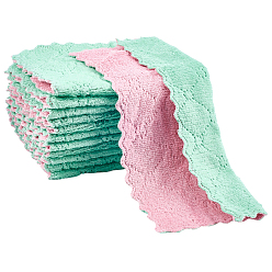 Аквамарин Салфетка из прямоугольного волокна, кухонные полотенца, аквамарин, 241.5x135x1 мм