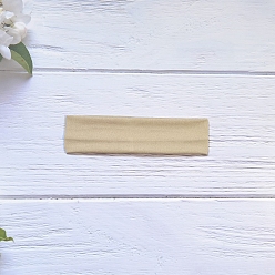 Бледно-Золотистый Повязки для волос из молочного шелка, мягкая толстая повязка на голову, бледно золотарник, 200x50 мм