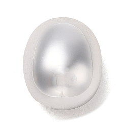 Платина CCB пластиковые шарики, картофель, платина, 19.5x16x15 мм, отверстие : 2.5 мм