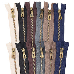 (52) Непрозрачная лаванда 12 шт. 6 цвета нейлоновая застежка-молния, со съемником молнии сплава, для одежды аксессуары для шитья своими руками, разноцветные, 185x29x2 мм, 2 шт / цвет