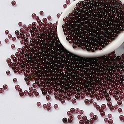 Granat Natürliche Granatperlen, kein Loch, Runde, 1.4~1.6 mm