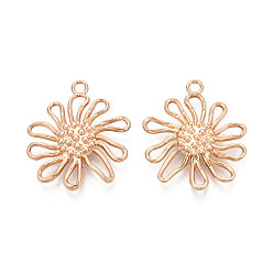 Light Gold Стойки подвески обшивки сплава, , золотой свет, 35x30x5.5 мм, отверстие : 3 мм