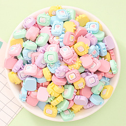 Furniture & Appliances Непрозрачные кабошоны из смолы, разноцветные, телевидение, мебель и техника, 12x12x5.5 мм