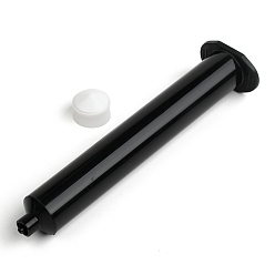 Black Plastic Dispensing Syringes, with Piston, Black, 177x45x29.5mm, Hole: 2mm, Piston: 23x16.5mm, Capacity: 55ml(1.87 fl. oz)