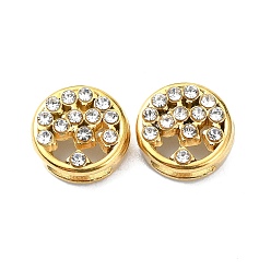 Дерево Ионное покрытие (ip) 304 подвески из нержавеющей стали, со стразами, реальный 18 k позолоченный, дерево, 10.5x5 мм, отверстие : 2.2x6.5 мм