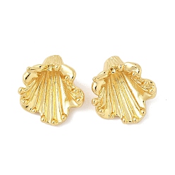 Настоящее золото 18K Шапочки и конусы для бусин, латунные, цветок, реальный 18 k позолоченный, 14.5x13.5x2.5 мм, отверстие : 1.2 мм