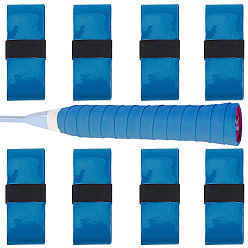 Королевский синий Противоскользящая накладка на рукоятку теннисной ракетки для бадминтона из искусственной кожи, лента для захвата ручки, королевский синий, 25x0.7 мм, 8 связки