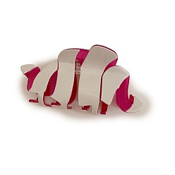 Красный Заколки для волос с когтями из ацетата целлюлозы (смола), аксессуары для волос для женщин и девочек, красные, 105x53 мм