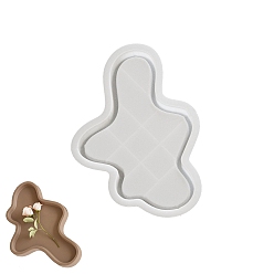 Белый Силиконовые формы для тарелок для ювелирных изделий своими руками, формы для литья смолы, белые, 324x213x21 мм