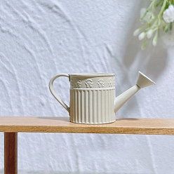 Бежевый Мини-модель лейки из сплава, аксессуары для кукольного домика с микро-ландшафтом, притворяясь опорными украшениями, бежевые, 45x20 мм