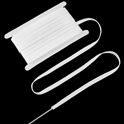 Белый 20m нейлоновая косточка, застежки для шитья нижнего белья, белые, 10 мм