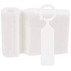 White Plastic Plant Labels, Plant Tags, for Seed Potted Herbs Flowers Vegetables, White, 107x30x1.2mm, 100pcs/set