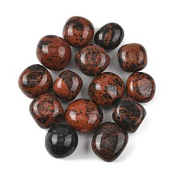 Красный Обсидиан Натуральный бисер из обсидиана из красного дерева, обваленные камни, нет отверстий / незавершенного, самородки, 20~56x18~30.5x8~28 мм