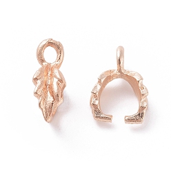 Розовое Золото Щепотка из сплава, розовое золото , 11x6x4 мм