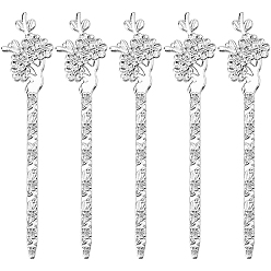 Платина 10 закладки из сплава шт., цветок, платина, 158x28x3.5 мм
