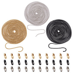 (52) Непрозрачная лаванда Ювелирные изделия, включая 304 шариковые цепи из нержавеющей стали и соединители для шариковых цепей, разноцветные