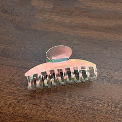 Rectangle Акриловые коготь заколки, аксессуары для волос для женщин и девочек, прямоугольные, 48x95 мм