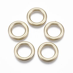 Oro Anillos de unión de plástico ccb pintados con spray, anillo redondo, oro, 23x4 mm, diámetro interior: 15 mm