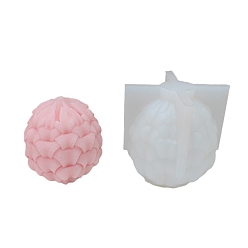 Белый Силиконовые формы для свечей своими руками из плетеной лозы, для изготовления ароматических свечей, белые, 108x108x110 мм