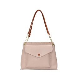 Misty Rose DIY PU Leather Lady Bag Making Kits, Shoulder Bags Kit for Beginners, Misty Rose, 25x33x9cm