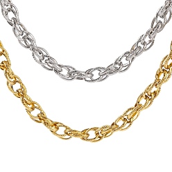 (52) Непрозрачная лаванда Модные ожерелья 304 из нержавеющей стальной трос цепи для мужчин, с карабин-лобстерами , разноцветные, 28 дюйм ~ 30 дюйм (71.1~76.2 см) x 10 мм