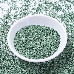 (DB1171) Galvanized Matte Dark Mint MIYUKI Delica Beads, Cylinder, Japanese Seed Beads, 11/0, (DB1171) Galvanized Matte Dark Mint, 1.3x1.6mm, Hole: 0.8mm, about 2000pcs/bottle, 10g/bottle