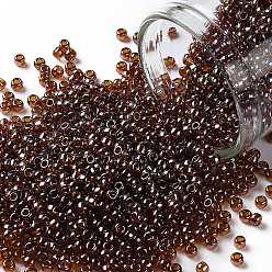 (114) Transparent Luster Smoky Topaz Тохо 11/0 круглые бусины, японский бисер, (114) прозрачный глянец дымчатый топаз, 2.2 мм, отверстие : 0.8 мм, Около 1110 шт / 10 г