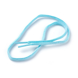 Light Sky Blue Polyester Cord Shoelace, Light Sky Blue, 52~54cm
