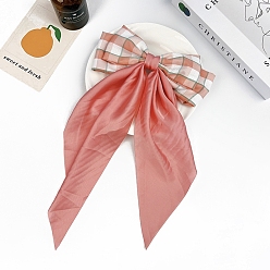 Помидор Заколки для волос с тканевой защелкой, бантом, аксессуары для волос для женщин и девочек, помидор, 360x195 мм