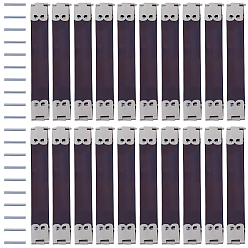 Платина 2 Сумки, металлическая внутренняя гибкая рама, застежка-поцелуй, петли пружинный зажим, для пошива сумок, платина, 10 см, 10количество шт./пакет