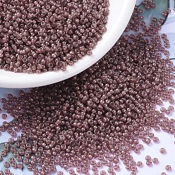 (RR364) Lined Berry Luster Миюки круглые бусины рокайль, японский бисер, 11/0, (р-р 364) ягодный блеск на подкладке, 11/0, 2x1.3 мм, Отверстие : 0.8 мм , около 5500 шт / 50 г