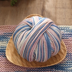 Стально-синий Кашемир сегмент окрашенная пряжа, для ткачества, вязание крючком, стальной синий, 2 мм, около 131.23 ярдов (120 м) / моток