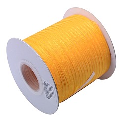 Золотистый Полиэстер органза лента, золотые, 1/8 дюйм (3 мм), 800 ярдов / рулон (731.52 м / рулон)