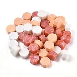 (52) Непрозрачная лаванда Частицы сургуча, для ретро печать печать, восьмиугольник, разноцветные, 9 мм, около 1500 шт / 500 г