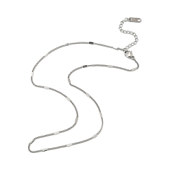 Нержавеющая Сталь Цвет 2мм 304 ожерелья из нержавеющей стали с панцирным плетением для женщин и мужчин, цвет нержавеющей стали, 15.98 дюйм (40.6 см)