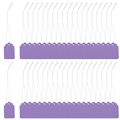 Средняя Орхидея Бумажные бирки, с хлопковой проволокой, пустой ценник, прямоугольные, средне орхидеи, 12.7 см