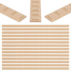 BurlyWood 32Molduras de techo de madera de 1 pieza, molduras de pared para muebles, puerta, guardarropa, decoración del hogar, burlywood, 405x14x4.5 mm