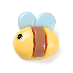 Bees Кабошоны из непрозрачной смолы на тему леса, Пчелы, 10.5x10x5.5 мм