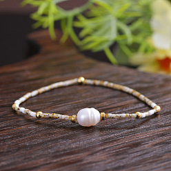 Желтая Старая Ткань  Винтажные браслеты из натуральных драгоценных камней для женщин, с имитацией жемчуга, старое кружево, внутренний диаметр: 6-1/2 дюйм (16.5 см)