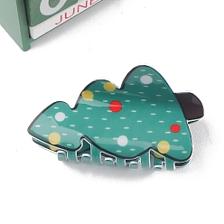 Рождественская елка Рождественская тема, заколки для волос из ПВХ с когтями, рождественская елка, 90 мм