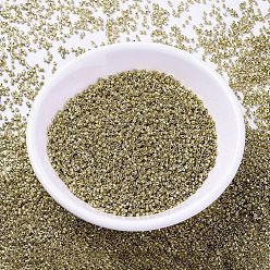 (DB1834) Гальваническый Шампанское Дуракоат Бусины miyuki delica, цилиндр, японский бисер, 11/0, (db 1834) оцинкованное шампанское дюракоат), 1.3x1.6 мм, отверстия: 0.8 мм, около 10000 шт / мешок, 50 г / мешок