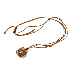 Ляпис-Лазурь Регулируемые ожерелья с подвесками ручной работы из натурального лазурита, 31.50 дюйм (80 см)